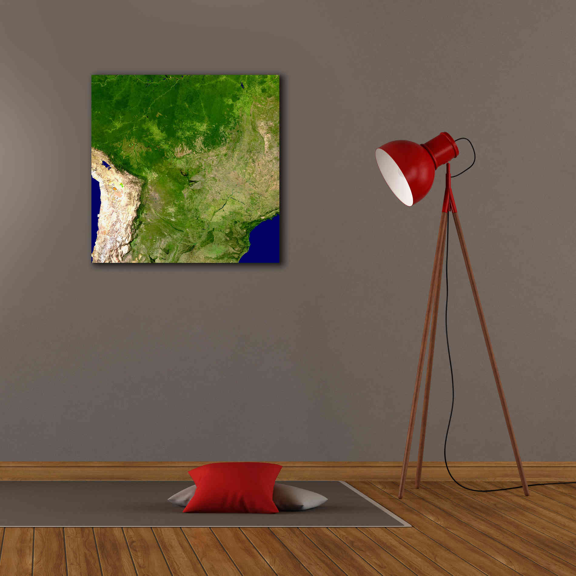 'Earth as Art: South America' Canvas Wall Art,26 x 26