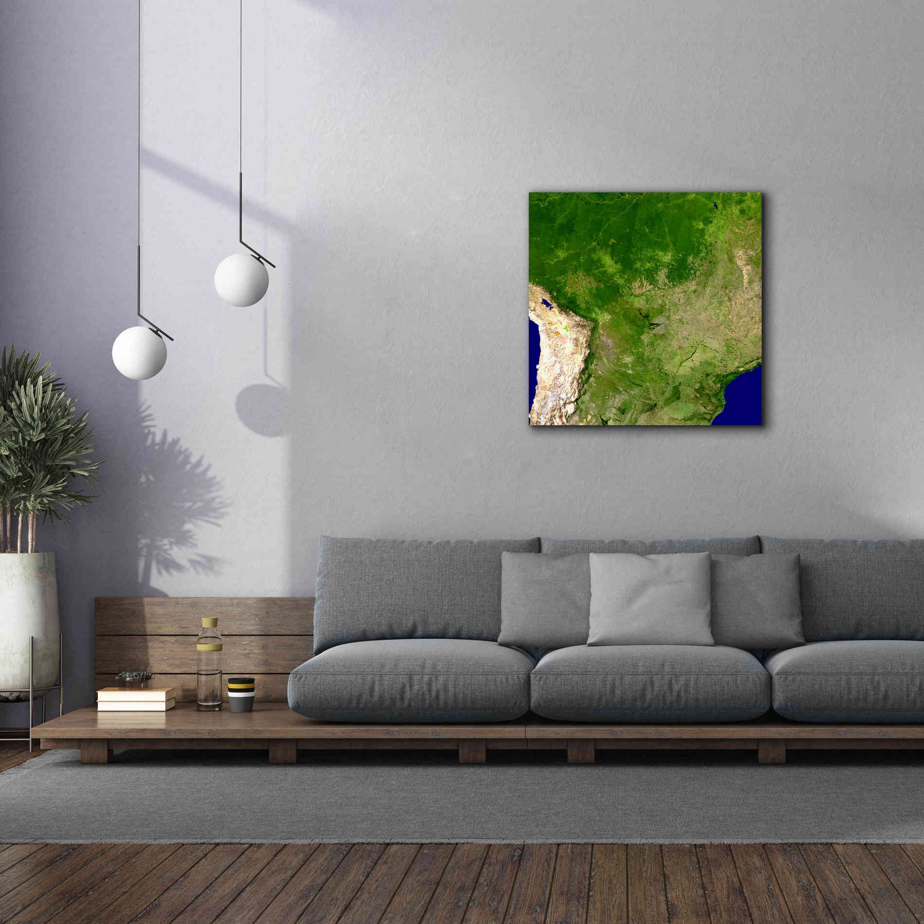 'Earth as Art: South America' Canvas Wall Art,37 x 37
