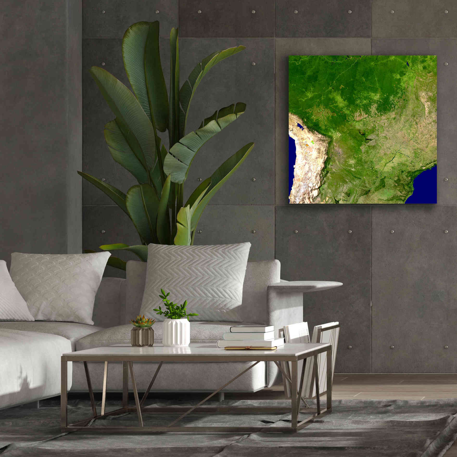 'Earth as Art: South America' Canvas Wall Art,37 x 37