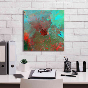 'Earth as Art: The Syrian Desert' Canvas Wall Art,18 x 18