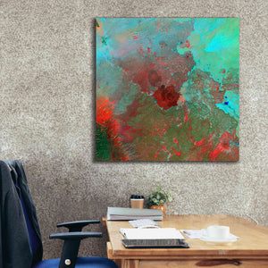 'Earth as Art: The Syrian Desert' Canvas Wall Art,37 x 37