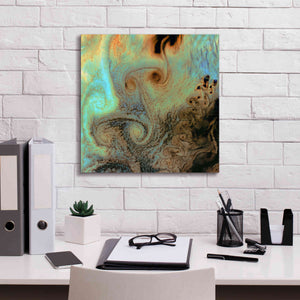 'Earth as Art: Von Karman Vortices' Canvas Wall Art,18 x 18