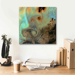 'Earth as Art: Von Karman Vortices' Canvas Wall Art,18 x 18
