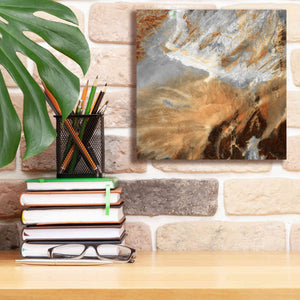 'Earth as Art: Algerian Sahara,' Canvas Wall Art,12 x 12