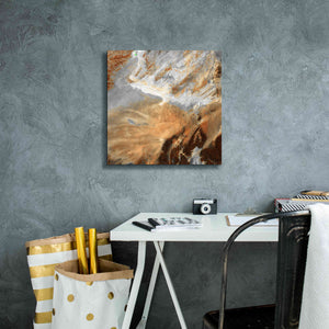 'Earth as Art: Algerian Sahara,' Canvas Wall Art,18 x 18