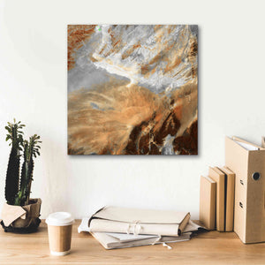 'Earth as Art: Algerian Sahara,' Canvas Wall Art,18 x 18