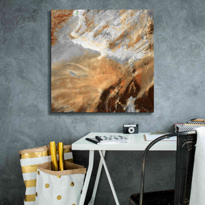 'Earth as Art: Algerian Sahara,' Canvas Wall Art,26 x 26
