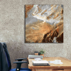 'Earth as Art: Algerian Sahara,' Canvas Wall Art,37 x 37