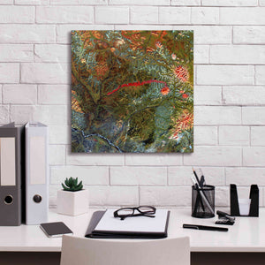 'Earth as Art: Anyuyskiy Volcano,' Canvas Wall Art,18 x 18
