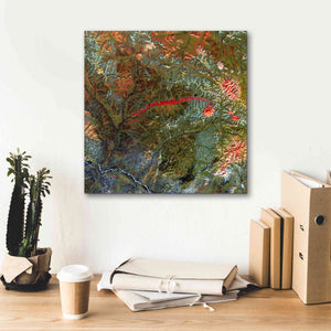 'Earth as Art: Anyuyskiy Volcano,' Canvas Wall Art,18 x 18