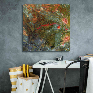 'Earth as Art: Anyuyskiy Volcano,' Canvas Wall Art,26 x 26