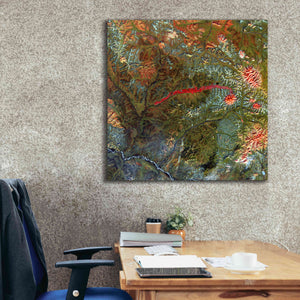 'Earth as Art: Anyuyskiy Volcano,' Canvas Wall Art,37 x 37