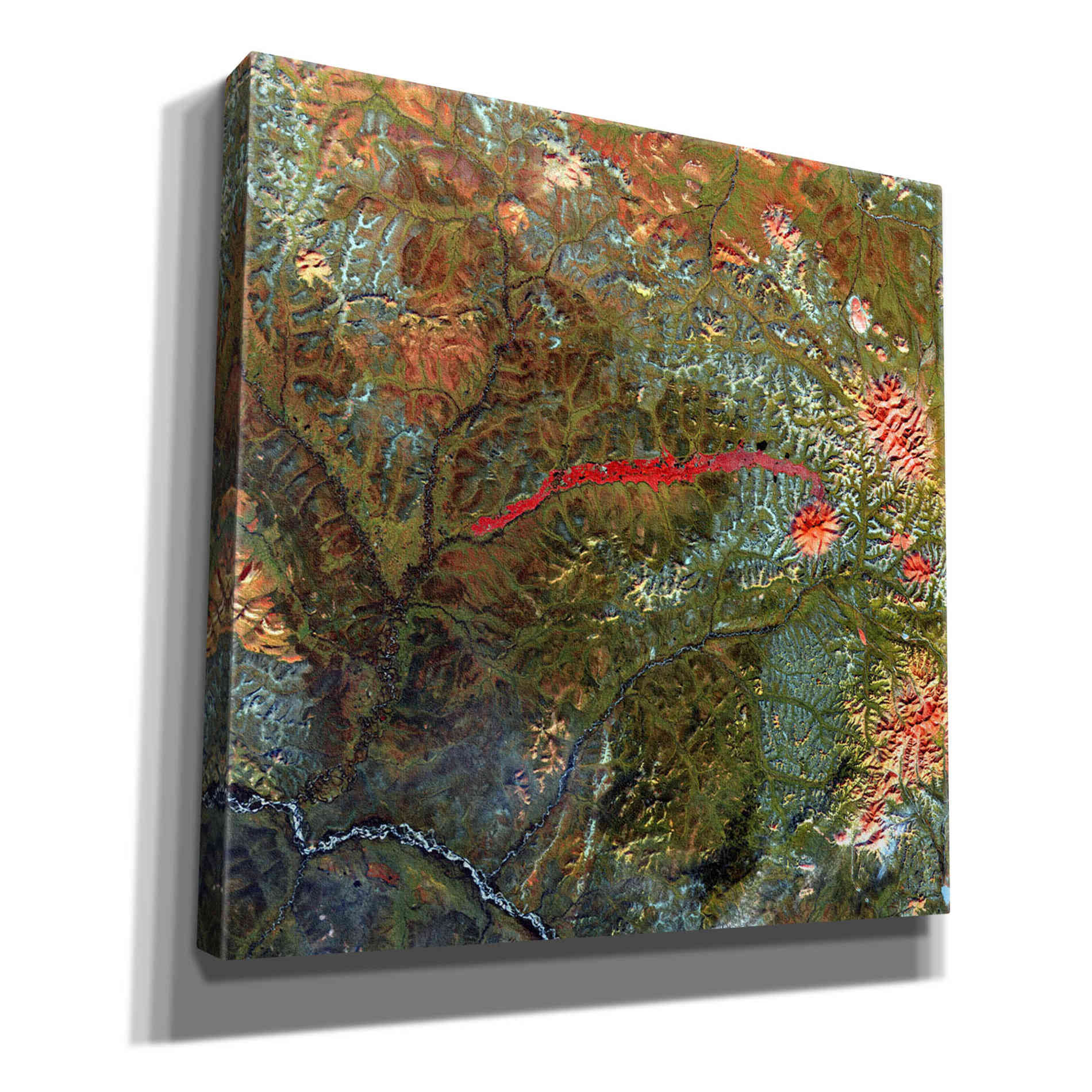 'Earth as Art: Anyuyskiy Volcano,' Canvas Wall Art