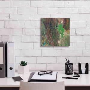 'Earth as Art: Barreal Blanco,' Canvas Wall Art,12 x 12