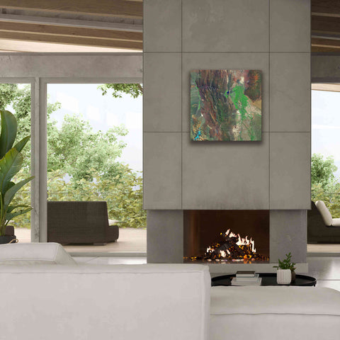 Image of 'Earth as Art: Barreal Blanco,' Canvas Wall Art,26 x 26
