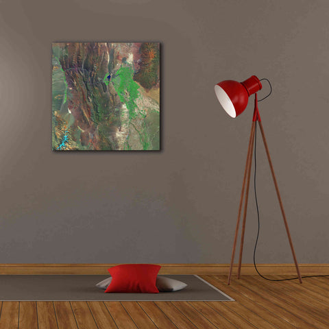 Image of 'Earth as Art: Barreal Blanco,' Canvas Wall Art,26 x 26