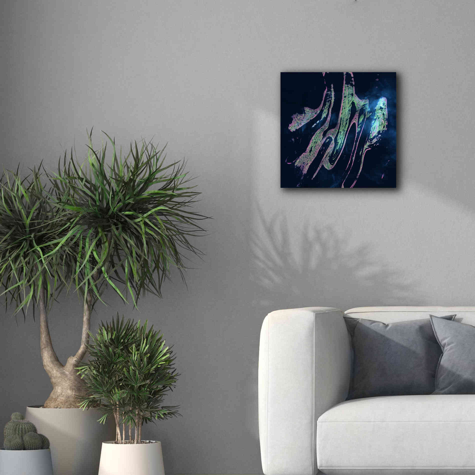 'Earth as Art: Belcher Islands,' Canvas Wall Art,18 x 18