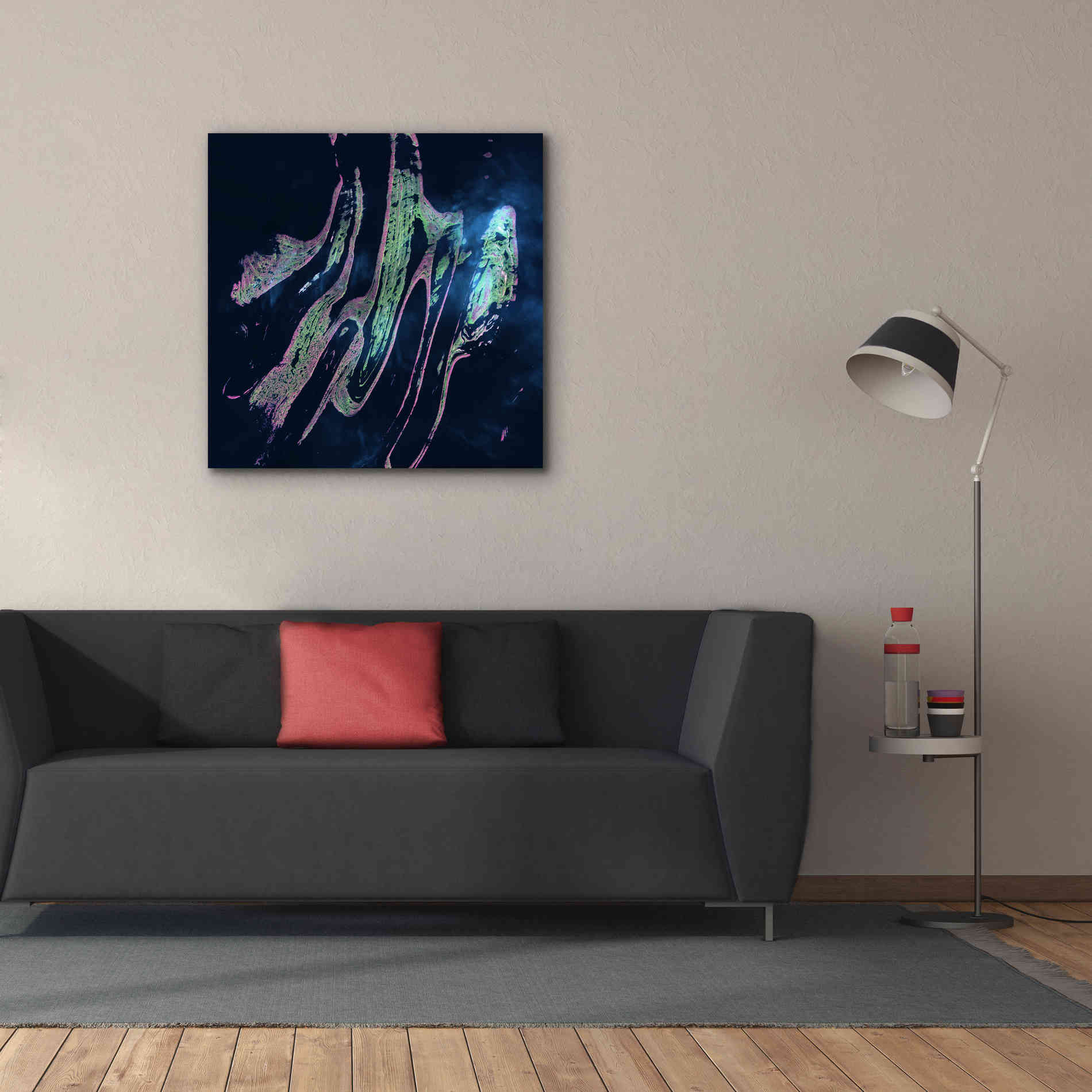 'Earth as Art: Belcher Islands,' Canvas Wall Art,37 x 37