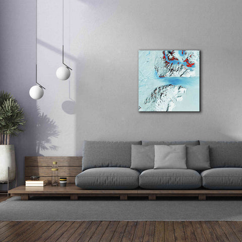 Image of 'Earth as Art: Byrd Glacier,' Canvas Wall Art,37 x 37