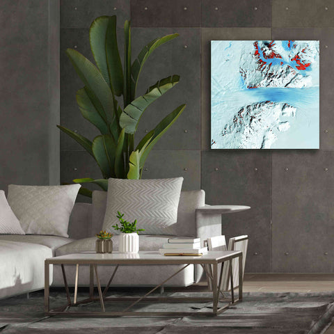 Image of 'Earth as Art: Byrd Glacier,' Canvas Wall Art,37 x 37