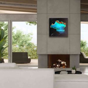 'Earth as Art: Caribbean Luxury,' Canvas Wall Art,26 x 26