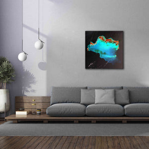 'Earth as Art: Caribbean Luxury,' Canvas Wall Art,37 x 37