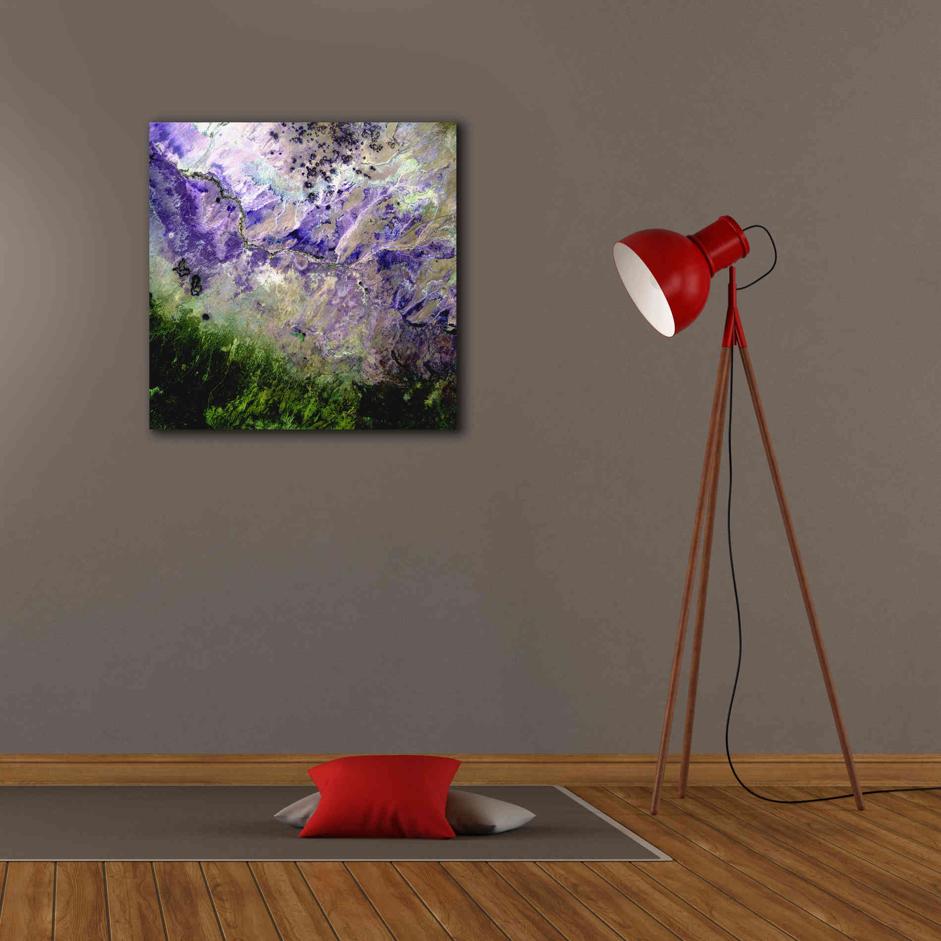 'Earth as Art: Desert to Forest,' Canvas Wall Art,26 x 26