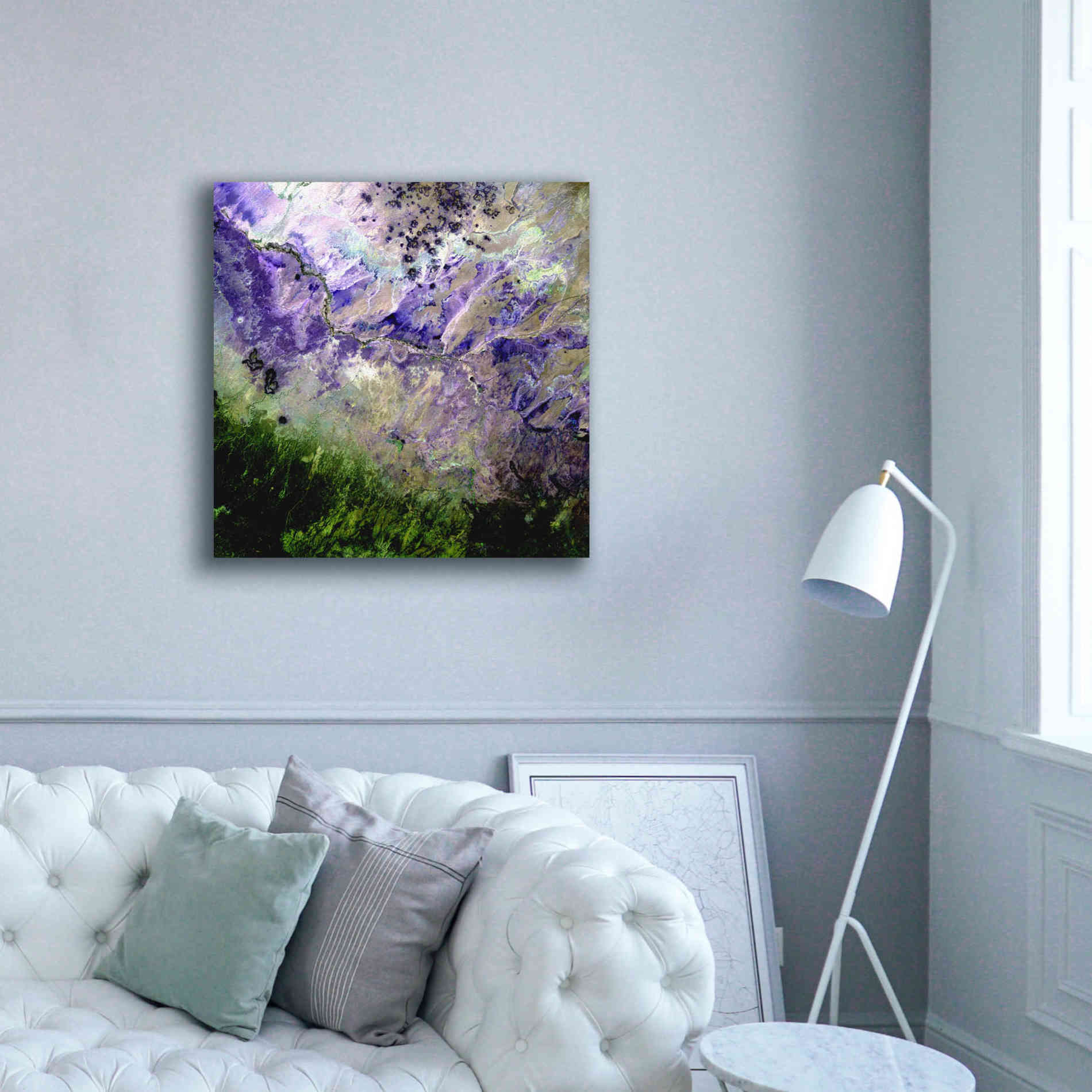 'Earth as Art: Desert to Forest,' Canvas Wall Art,37 x 37