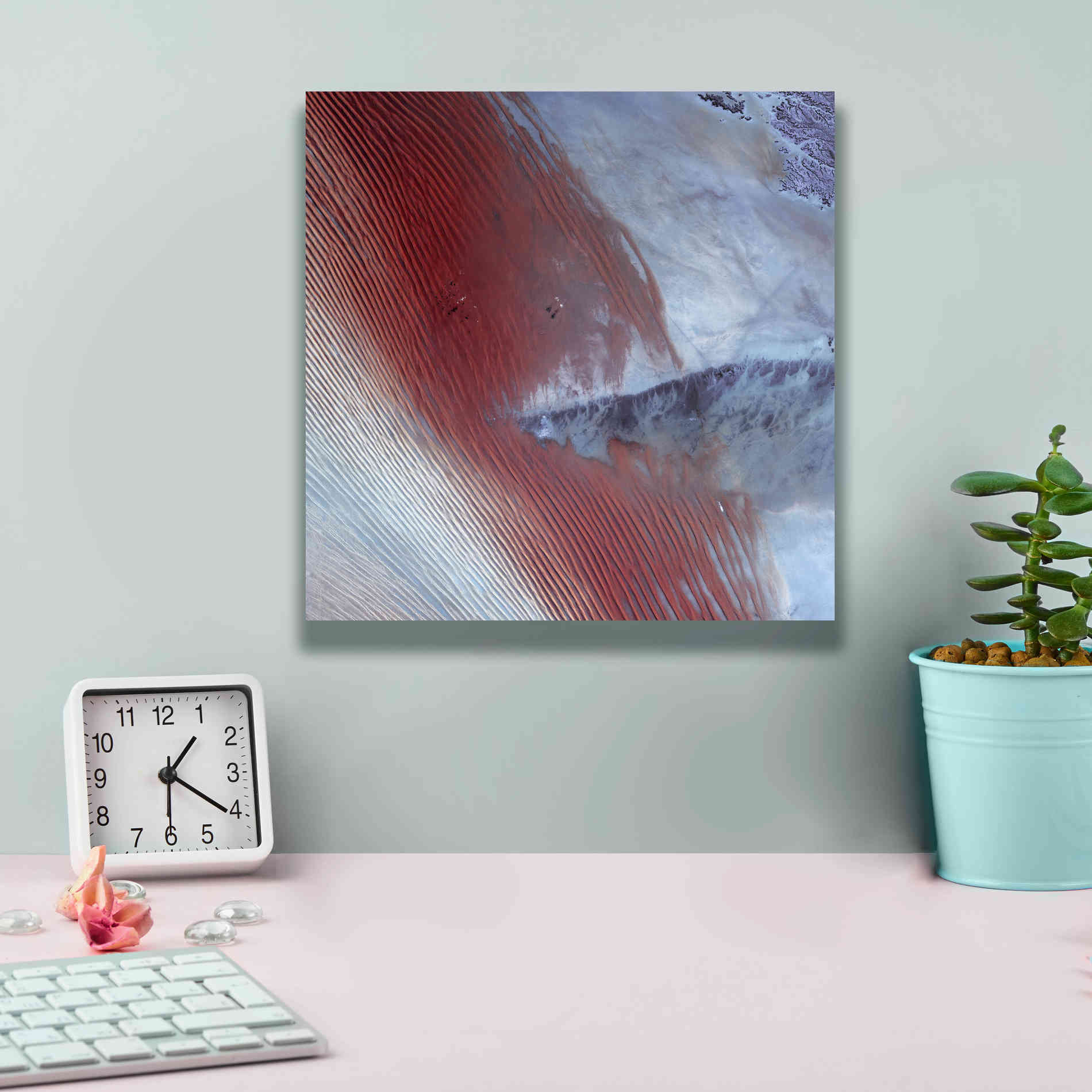 'Earth as Art: Empty Quarter,' Canvas Wall Art,12 x 12