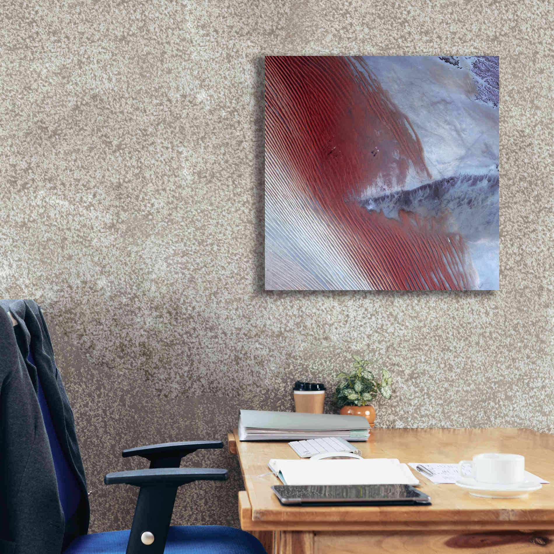'Earth as Art: Empty Quarter,' Canvas Wall Art,26 x 26
