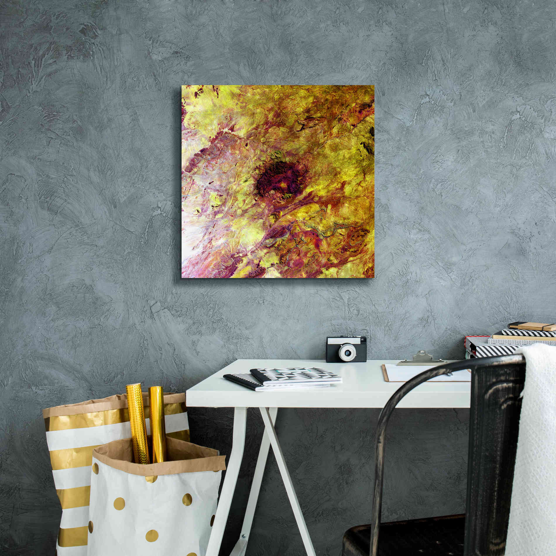 'Earth as Art: Erongo Massif,' Canvas Wall Art,18 x 18