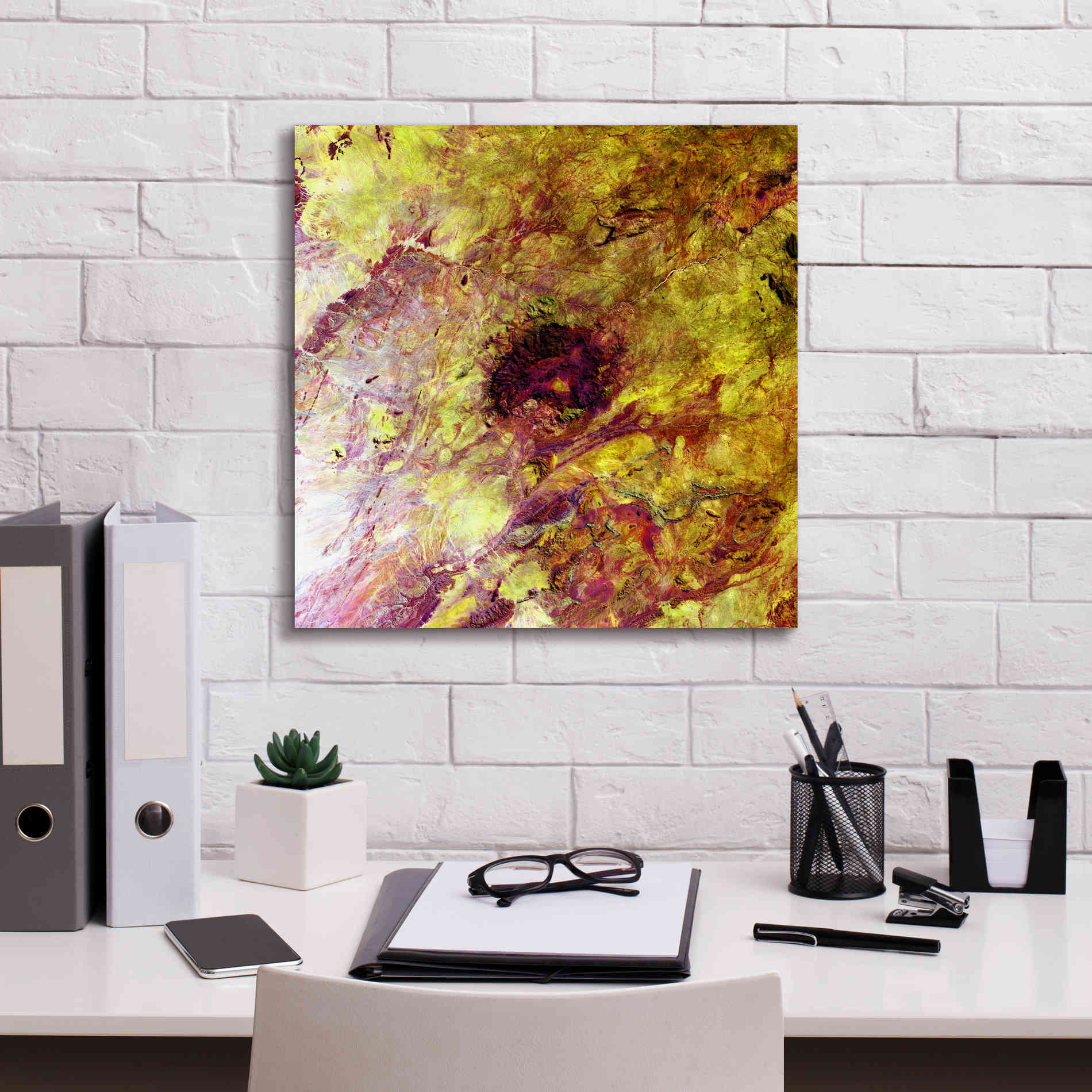 'Earth as Art: Erongo Massif,' Canvas Wall Art,18 x 18