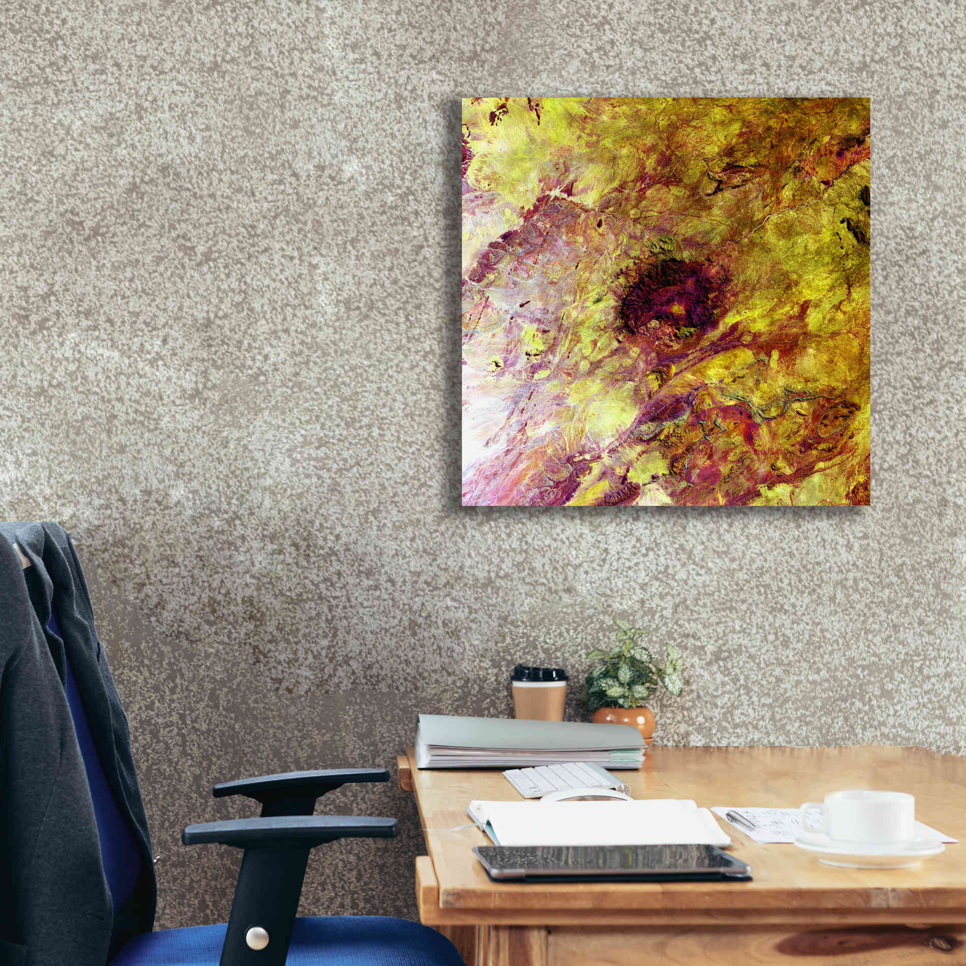 'Earth as Art: Erongo Massif,' Canvas Wall Art,26 x 26