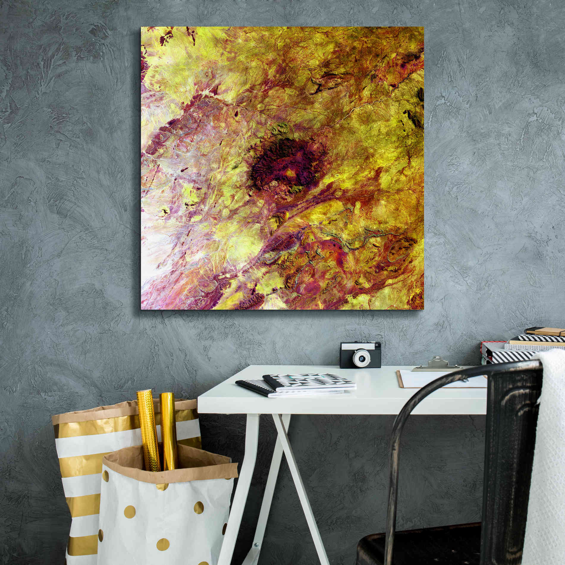 'Earth as Art: Erongo Massif,' Canvas Wall Art,26 x 26