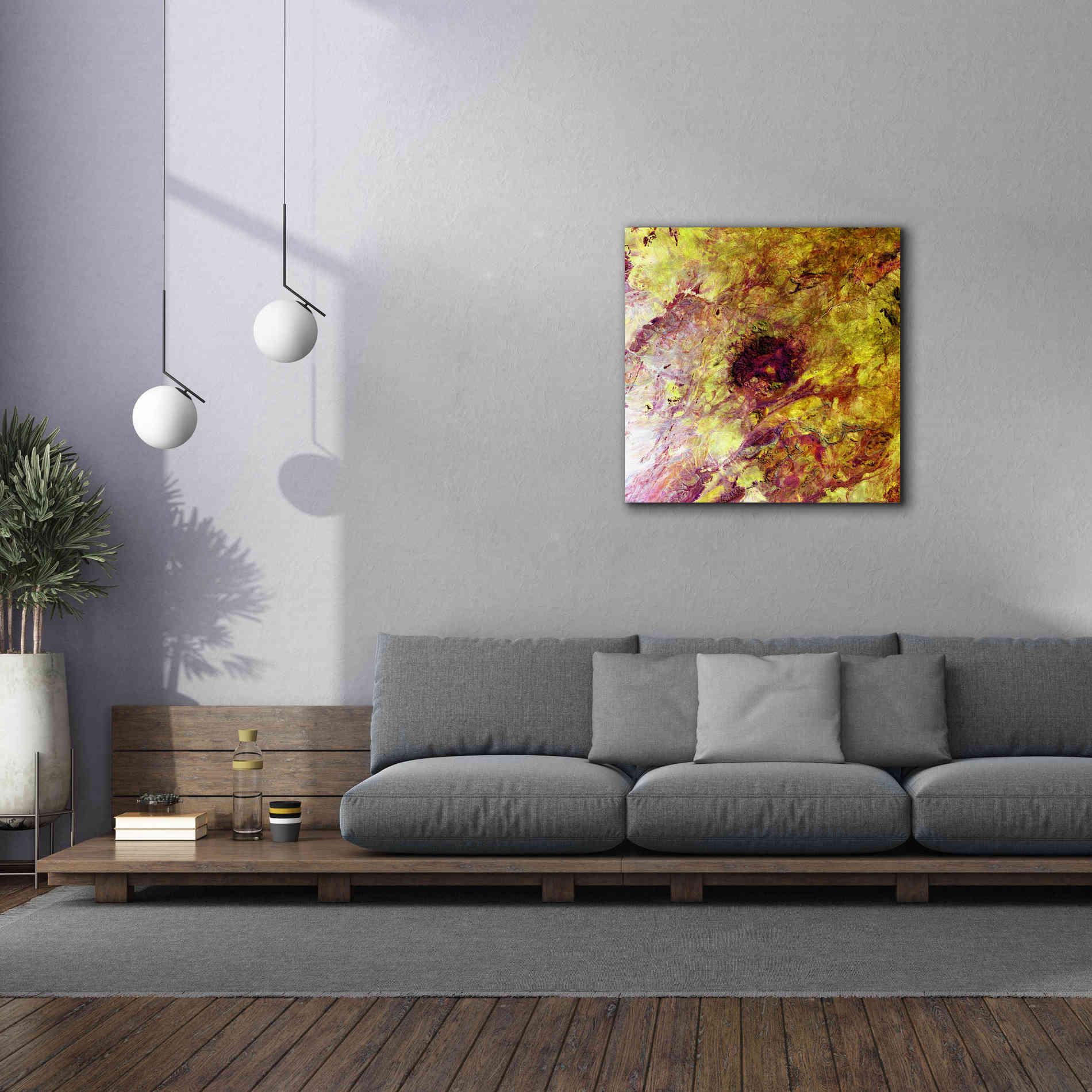 'Earth as Art: Erongo Massif,' Canvas Wall Art,37 x 37
