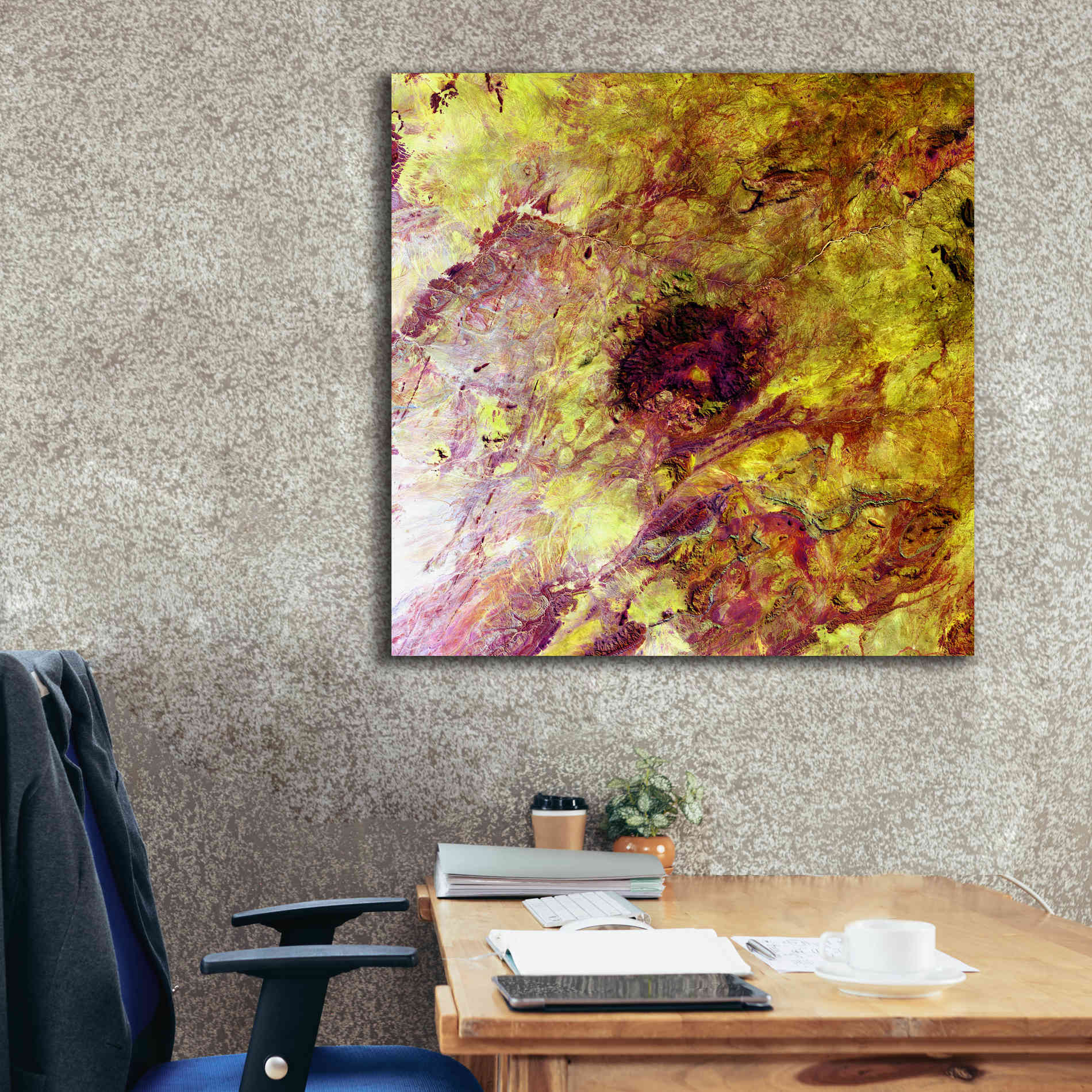 'Earth as Art: Erongo Massif,' Canvas Wall Art,37 x 37