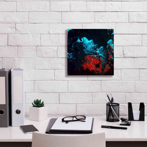 'Earth as Art: Ghostly Ice,' Canvas Wall Art,12 x 12