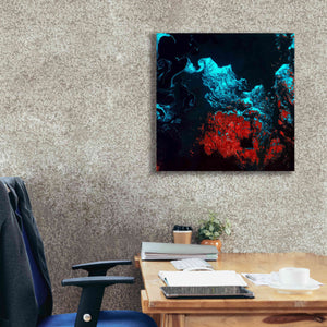 'Earth as Art: Ghostly Ice,' Canvas Wall Art,26 x 26