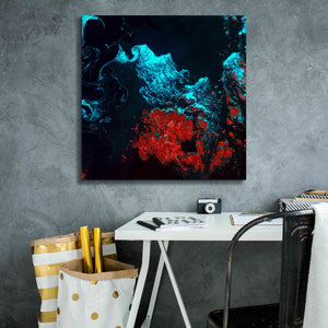 'Earth as Art: Ghostly Ice,' Canvas Wall Art,26 x 26