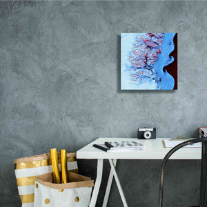 'Earth as Art: Ice Waves,' Canvas Wall Art,12 x 12