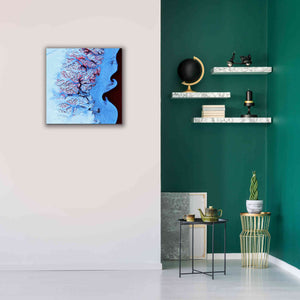 'Earth as Art: Ice Waves,' Canvas Wall Art,26 x 26