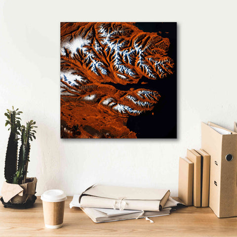 Image of 'Earth as Art: Icelandic Tiger,' Canvas Wall Art,18 x 18