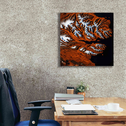 Image of 'Earth as Art: Icelandic Tiger,' Canvas Wall Art,26 x 26