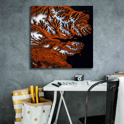 Image of 'Earth as Art: Icelandic Tiger,' Canvas Wall Art,26 x 26