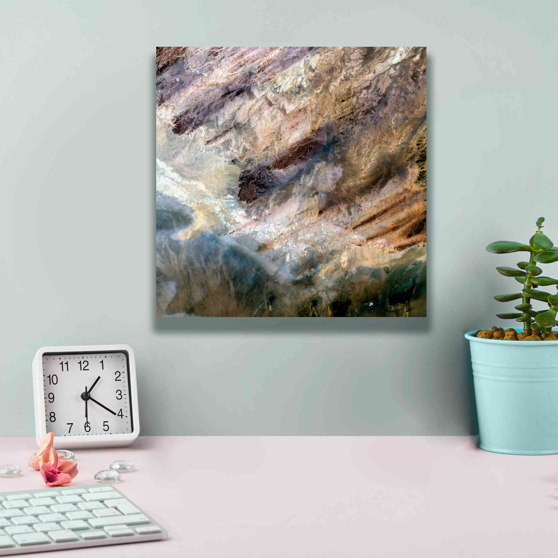 'Earth as Art: Impact,' Canvas Wall Art,12 x 12