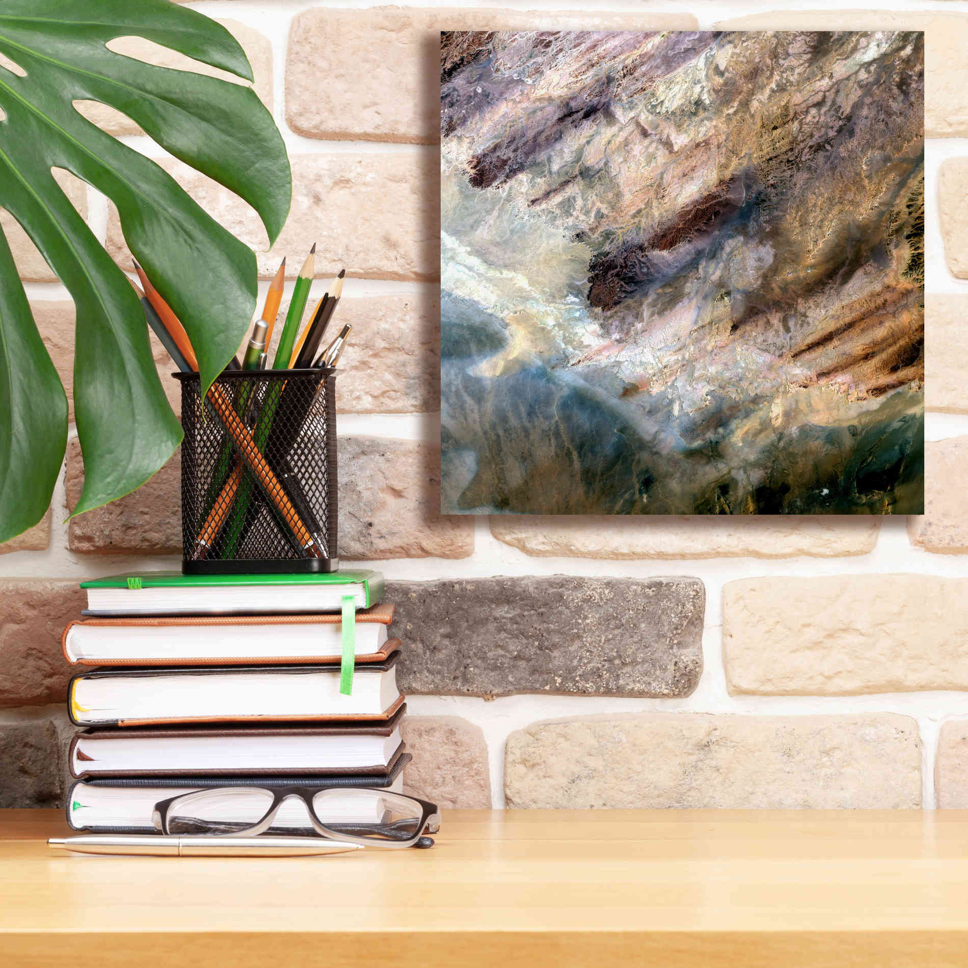 'Earth as Art: Impact,' Canvas Wall Art,12 x 12