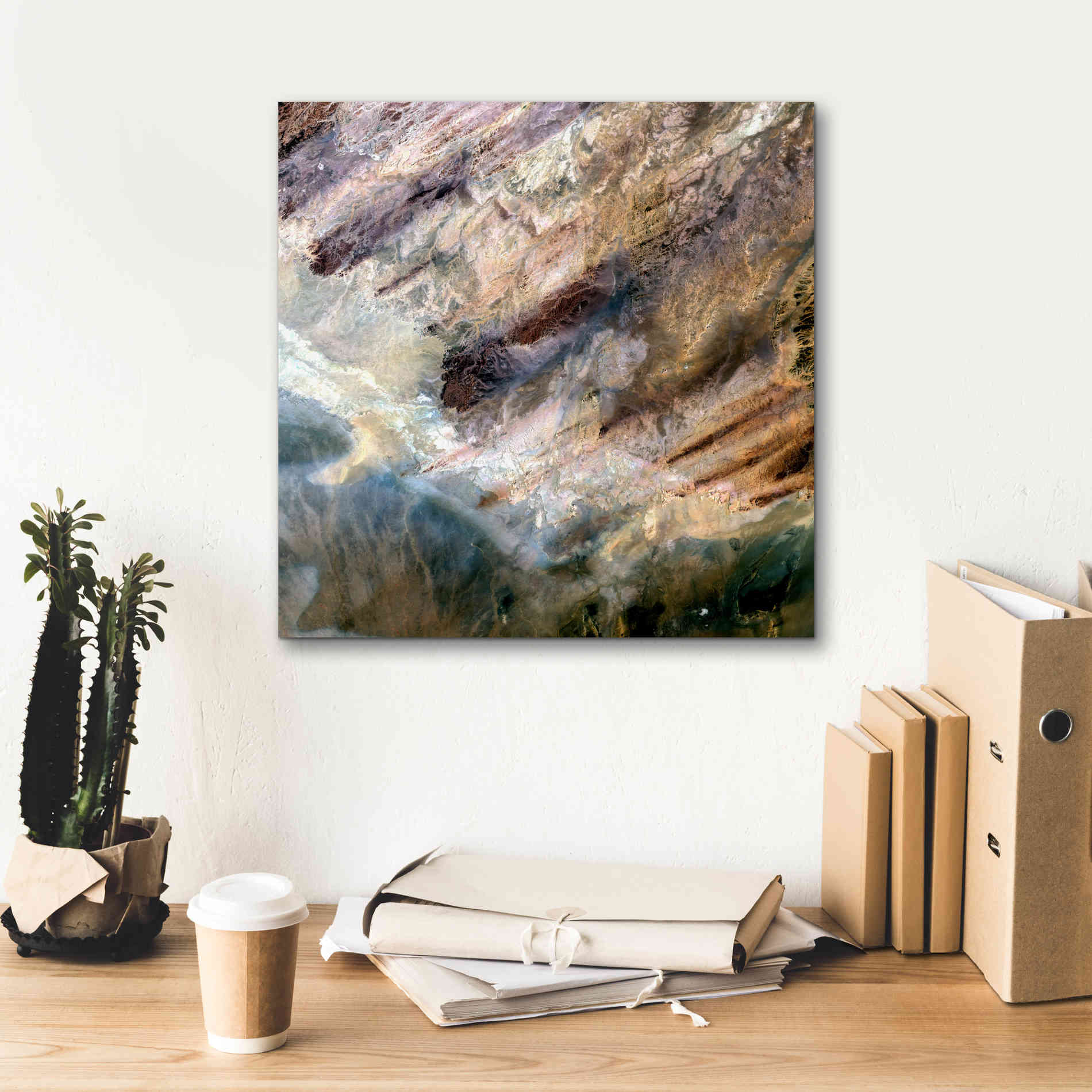 'Earth as Art: Impact,' Canvas Wall Art,18 x 18