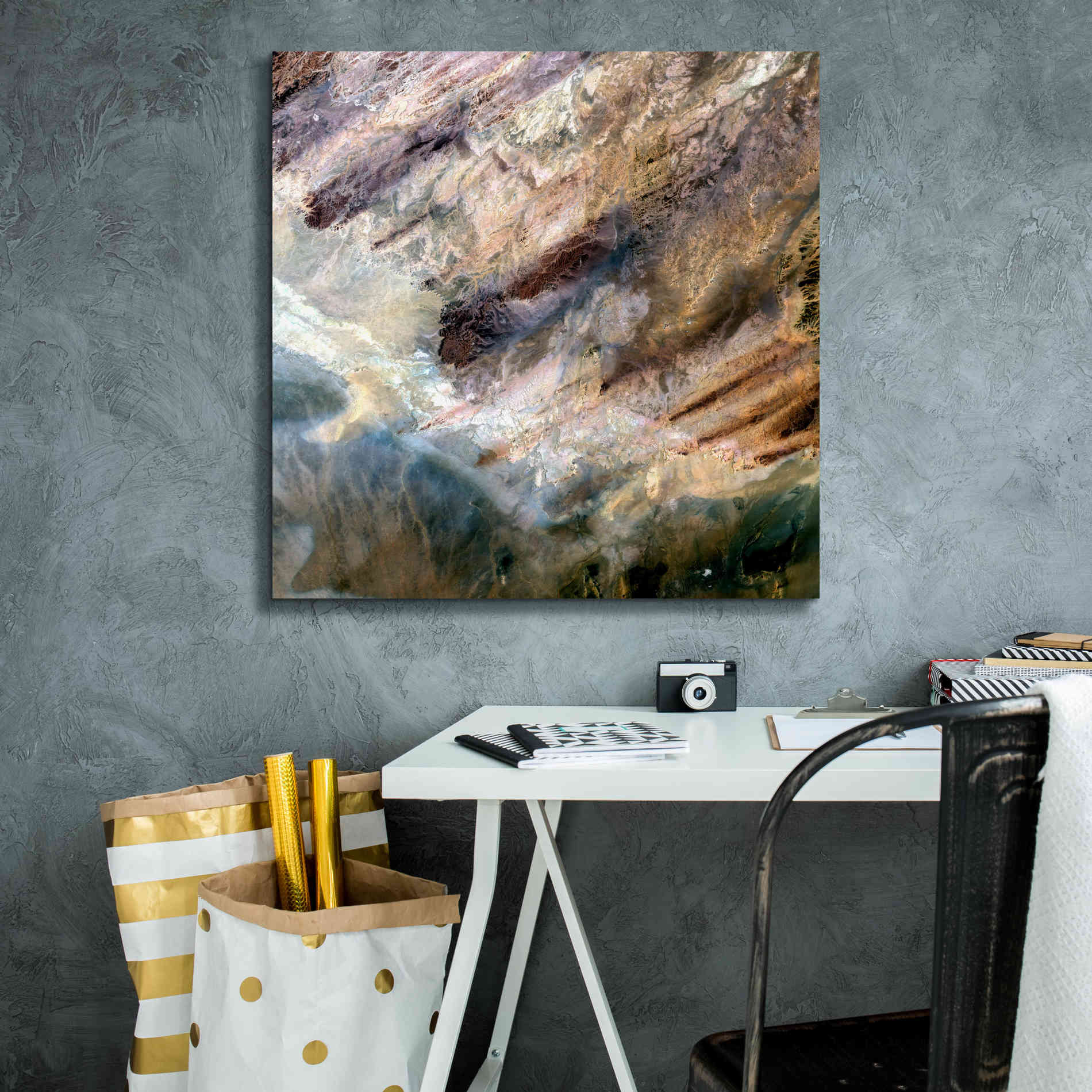 'Earth as Art: Impact,' Canvas Wall Art,26 x 26