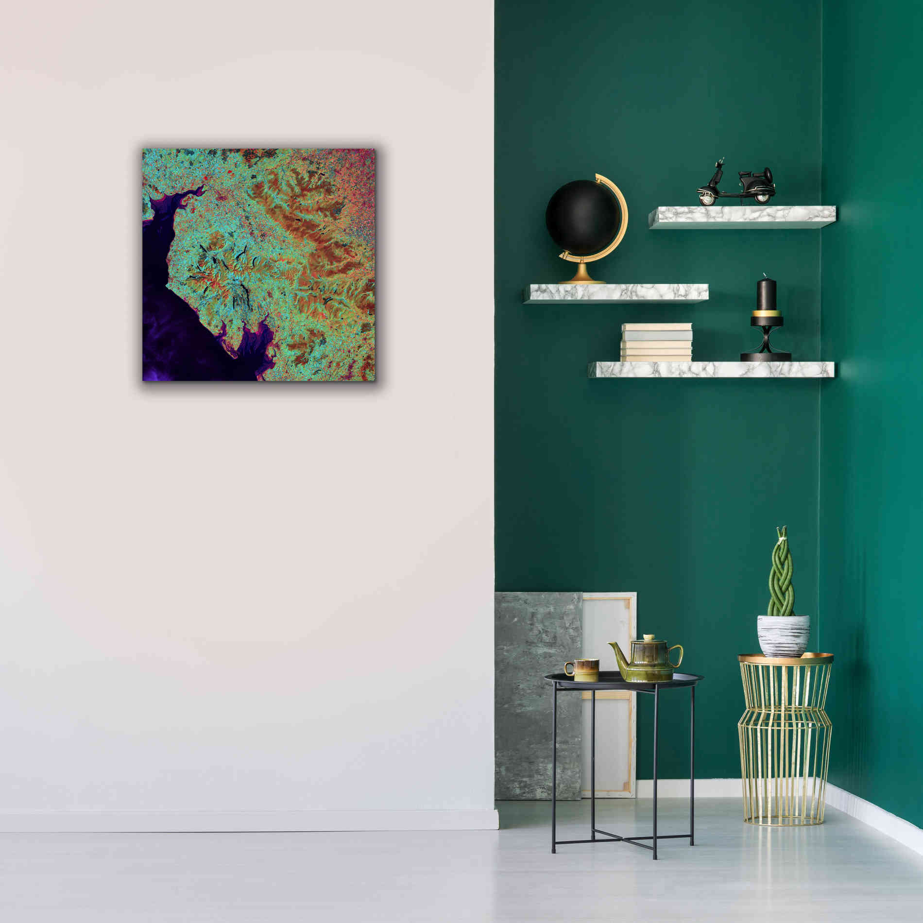 'Earth as Art: Lake District,' Canvas Wall Art,26 x 26