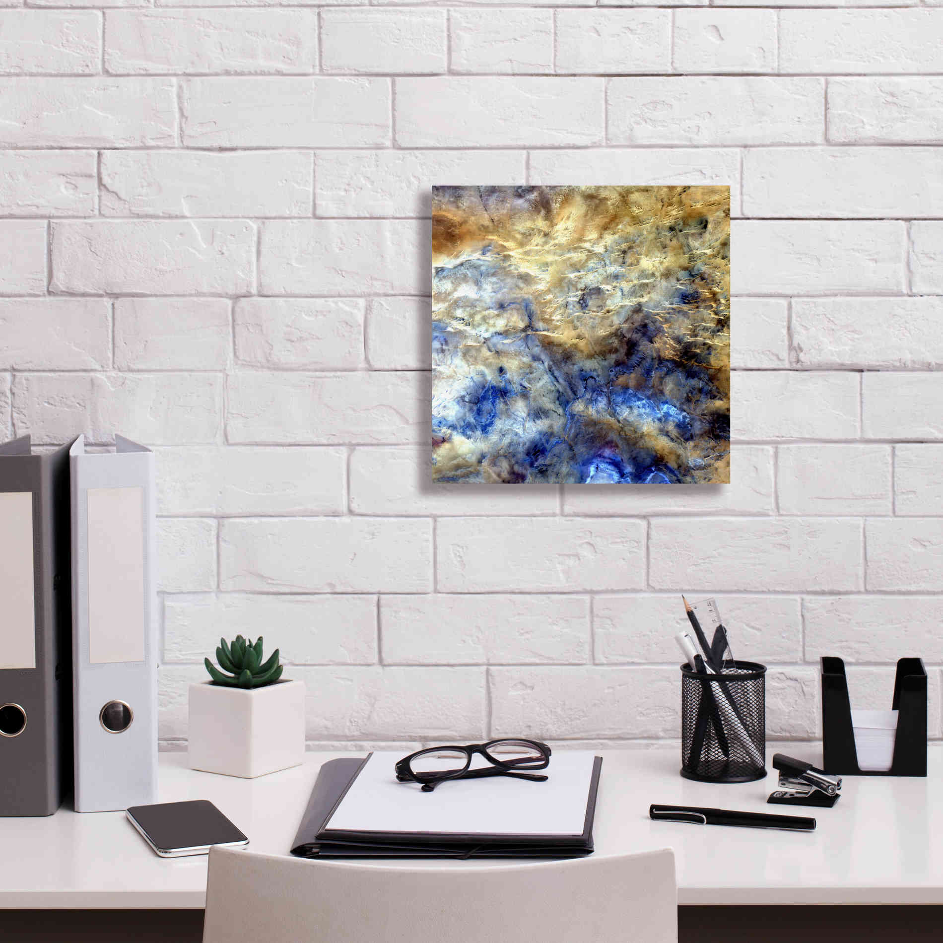 'Earth as Art: No Man's Land,' Canvas Wall Art,12 x 12